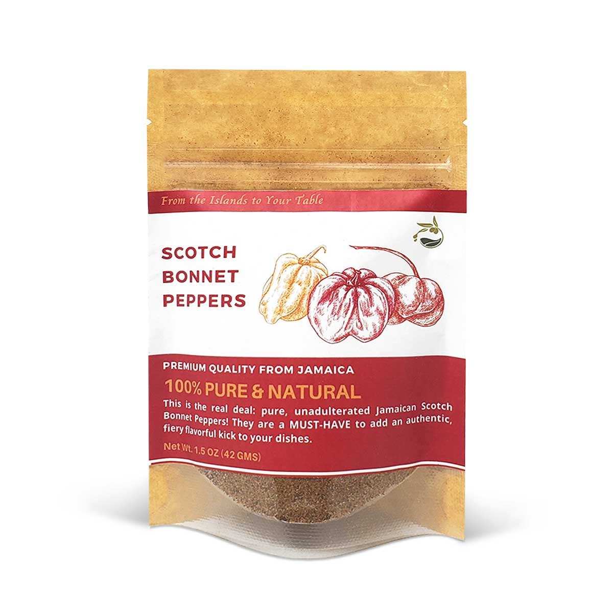 Olive Blossom Scotch Bonnet Peppers, 1.5oz